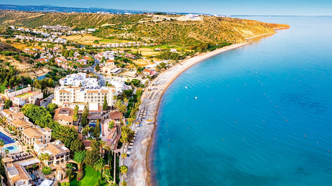 Pissouri village and bay, Cyprus